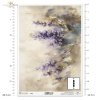 dekoracyjne wzory, motywy kwiatowe, bukiet kwiatów, Ogród Muz, Garden of Muses * Mulberry decoupage paper FPA1005, decorative patterns, floral motifs, bouquet of flowers, Garden of Muses *Seria Garden of Muses